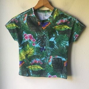 Outdoor Voices Swim Shirt in Kinda Tropical